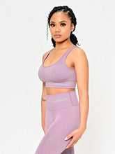 Load image into Gallery viewer, Women's Ribbed Yoga Set - Purple